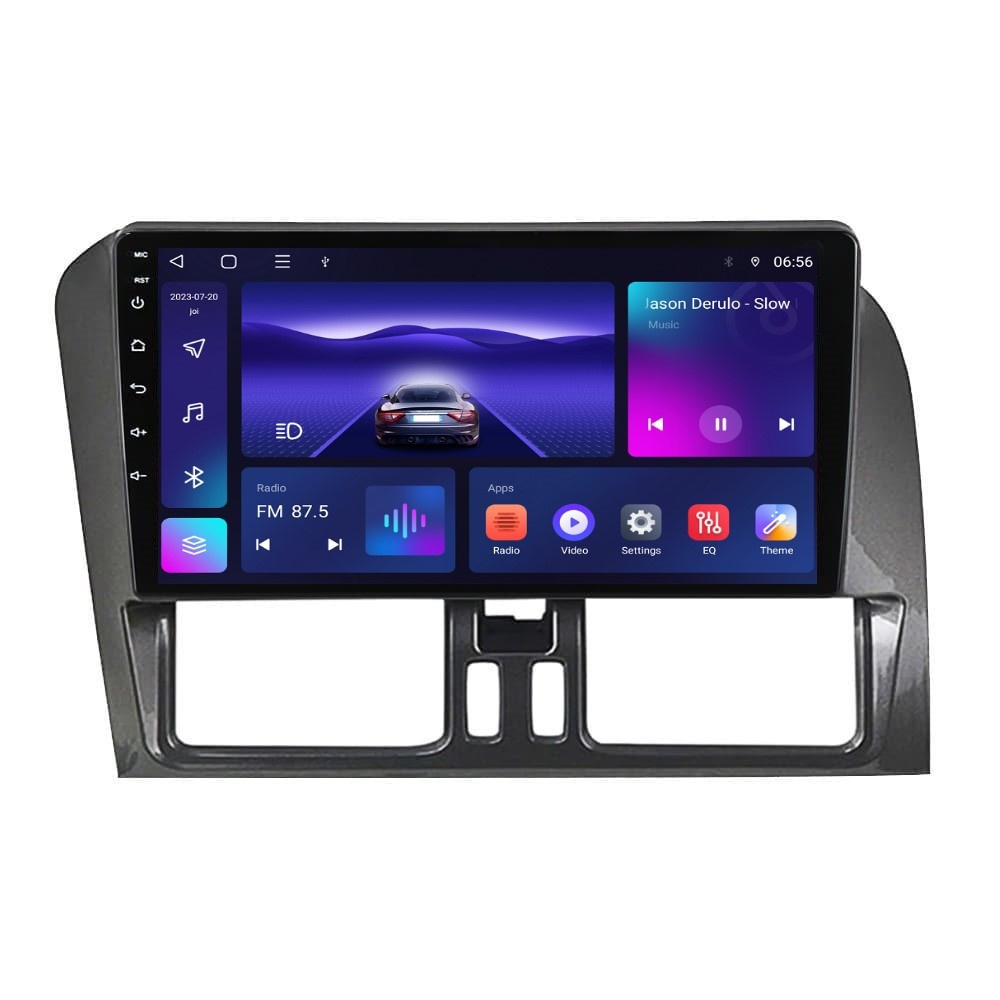 Navigatie dedicata cu Android Volvo XC60 I 2008 - 2013, 4GB RAM, Radio GPS Dual Zone, Display HD IPS 9" Touchscreen, Internet Wi-Fi, Bluetooth, MirrorLink, USB