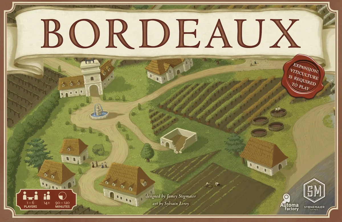 Viticulture: Bordeaux Expansion (Limba Engleza)