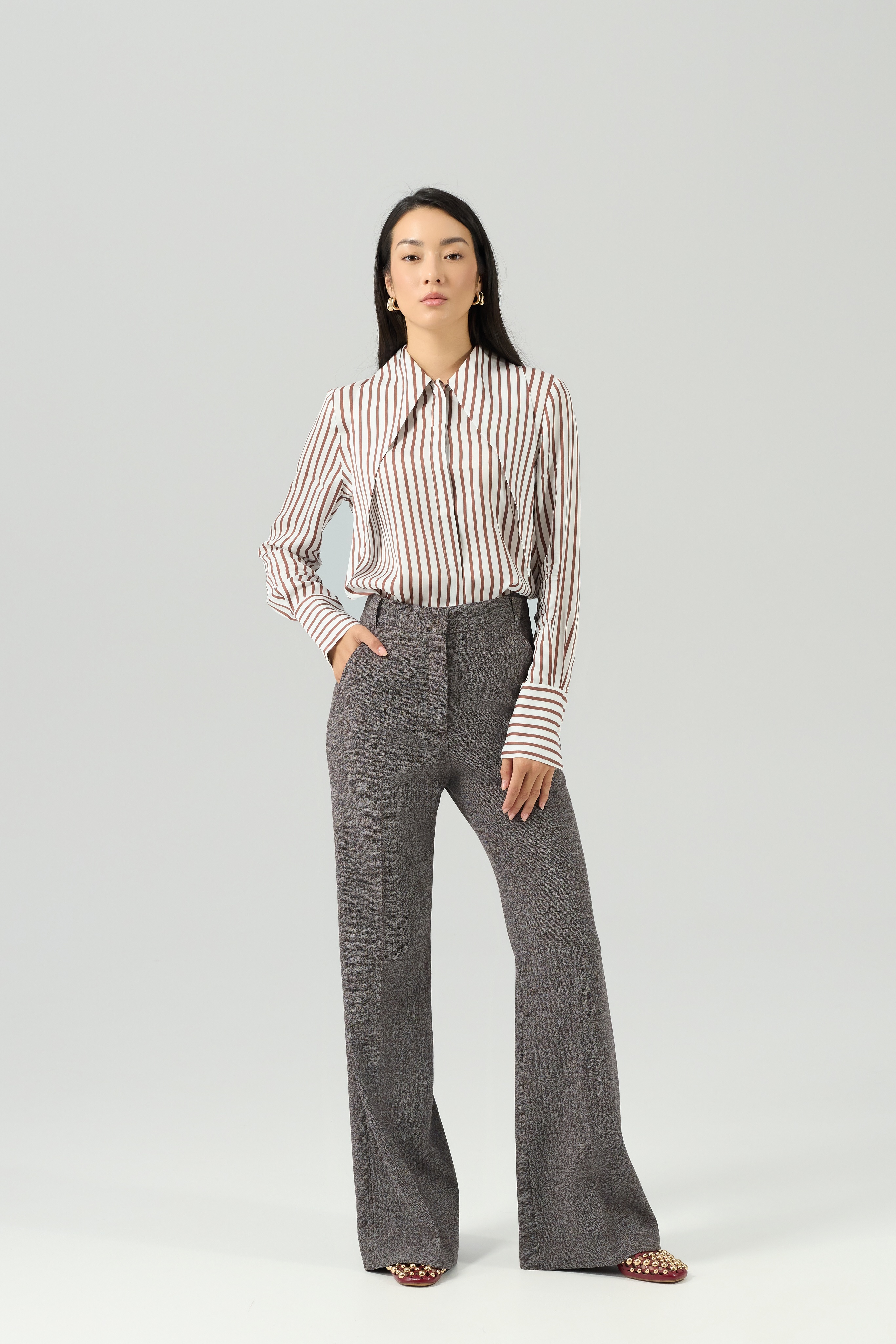 Pantaloni evazați TEMPO