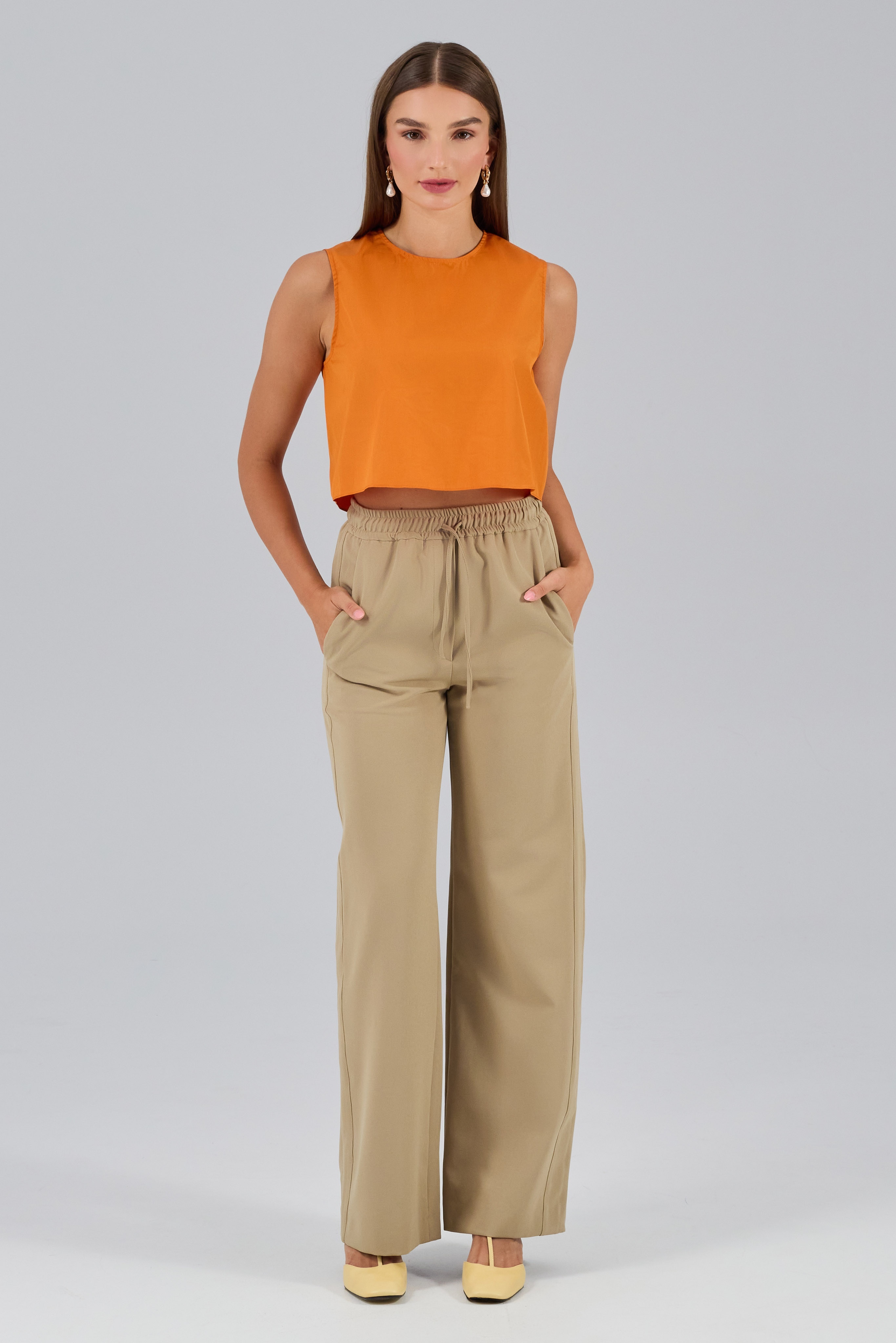 Pantaloni lejeri olive POGO