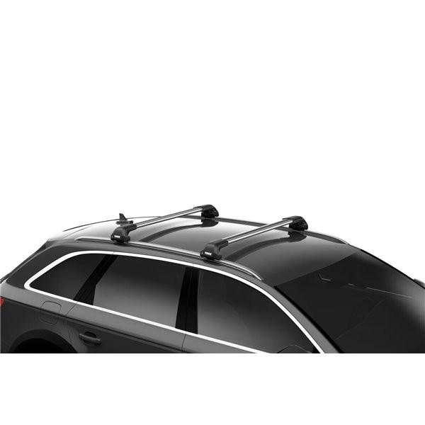 Bare transversale Thule Evo Flush Edge Silver pentru BMW Serie 5 (F11) Touring 2010-2013