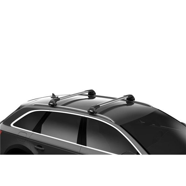 Bare transversale Thule Evo Flush Edge Silver pentru Hyundai ix35 (bara lipita) 2013-2015