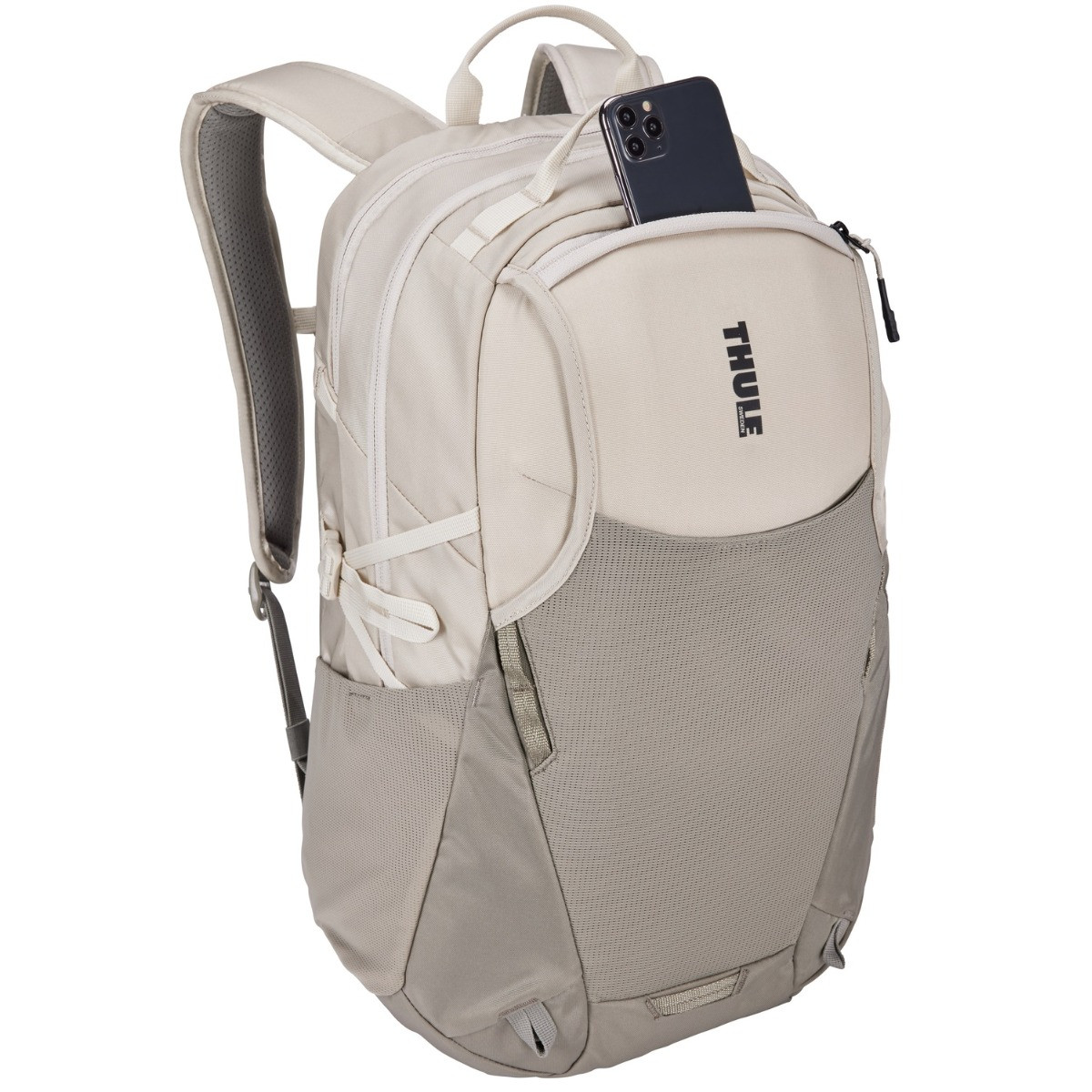 Rucsac urban cu compartiment laptop, Thule, EnRoute Backpack, 26L, Pelican Gray/Vetiver Gray