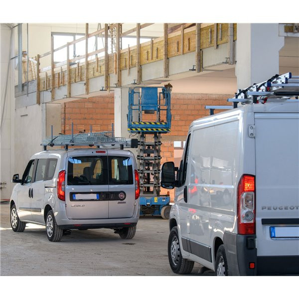 Bare transversale Fiat Doblo II Maxi , model 2010-2015, aluminiu, Menabo Professional