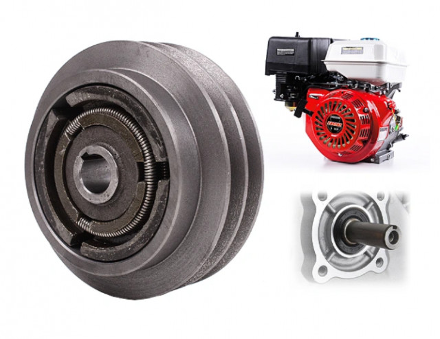 Piese motosapa / motocultor  - Ambreiaj compatibil Honda 130 x 19mm (2 canale - 13mm)