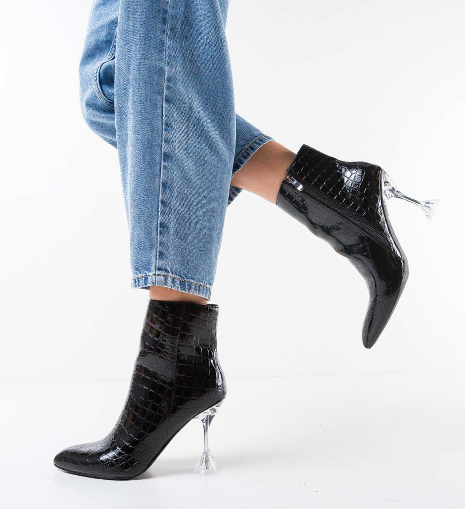Poze Botine Cooper Negre depurtat.ro 