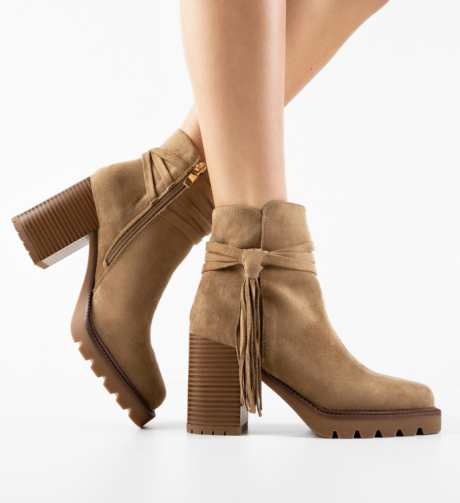 Poze Botine dama Graps Khaki DePurtat
