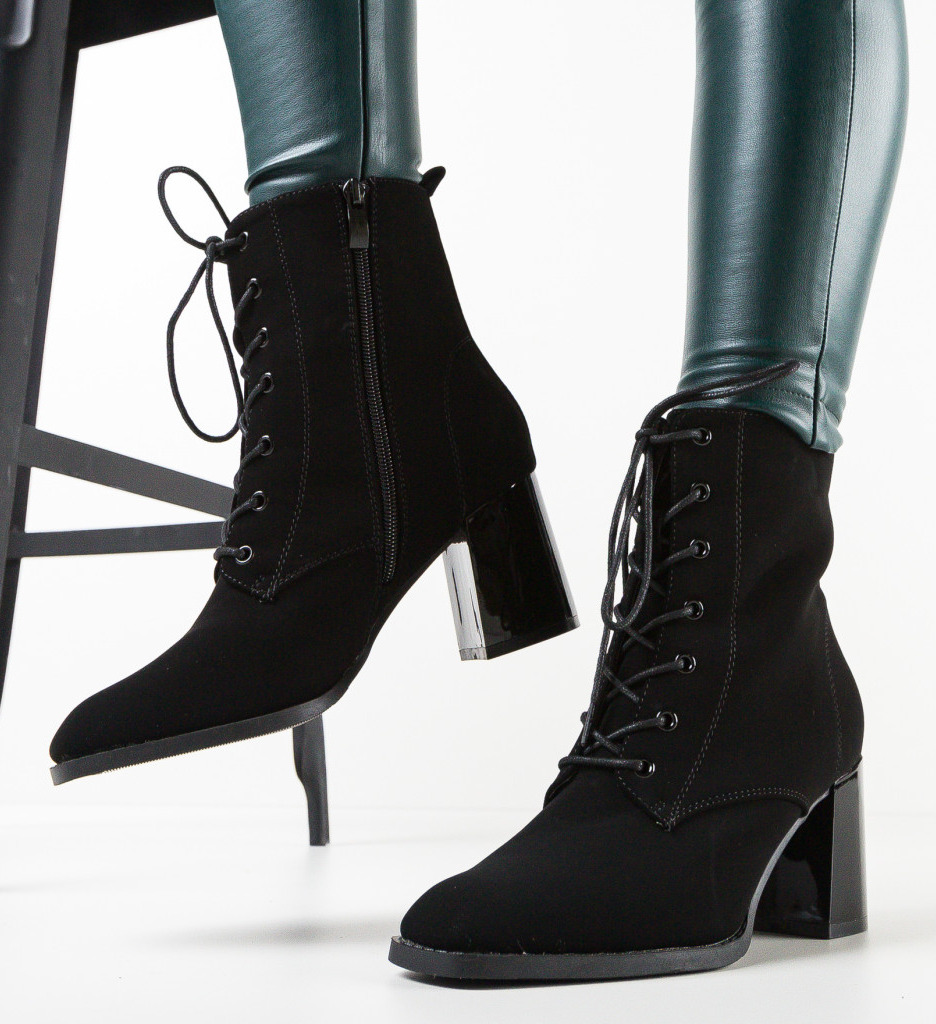 Botine dama kishan negre