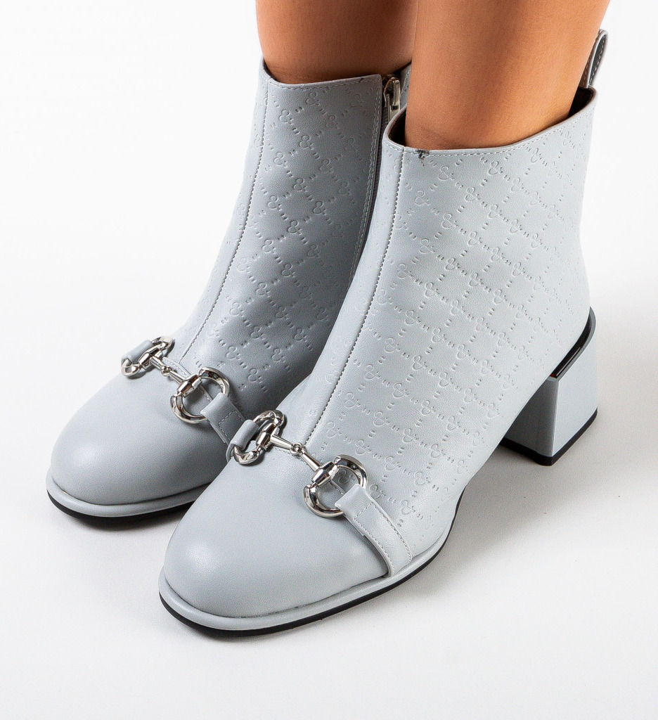 Botine dama santiago albastre