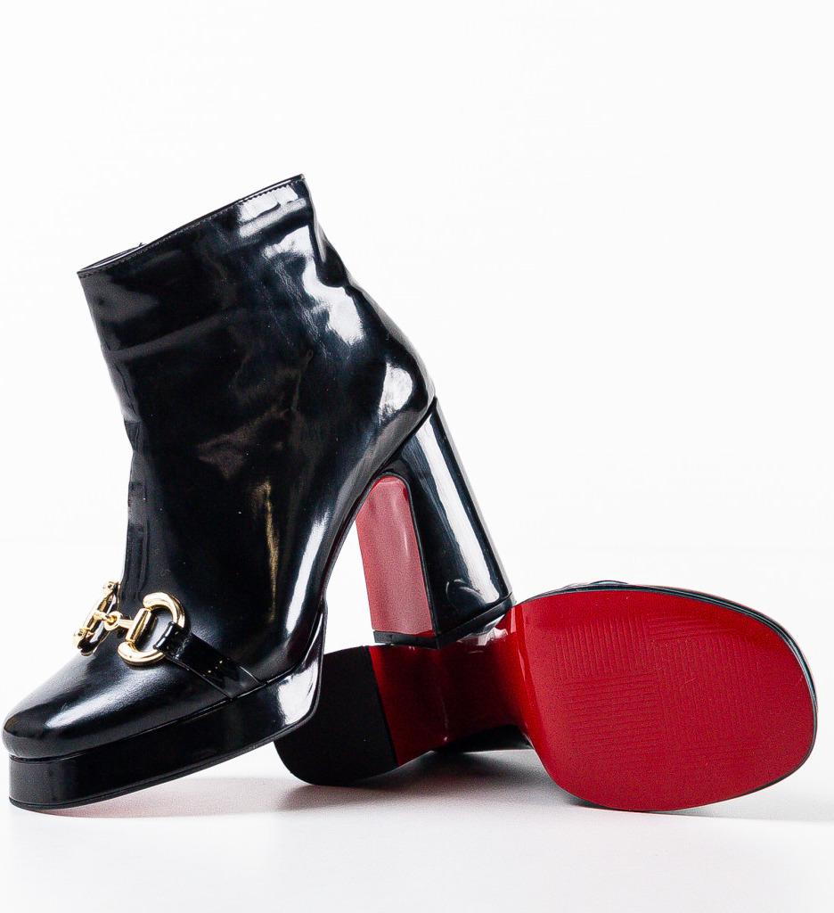 Botine dama trese negre 3