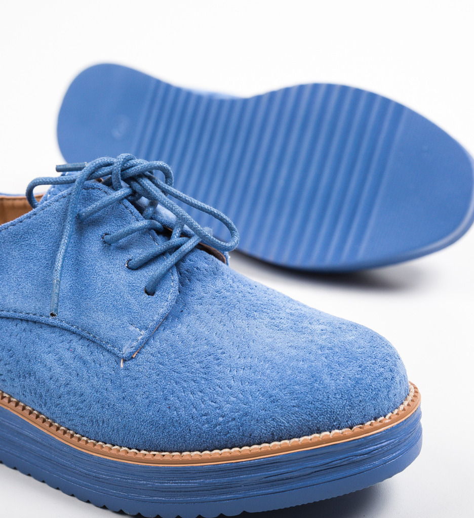 Poze Pantofi Casual Benit Albastri depurtat.ro 