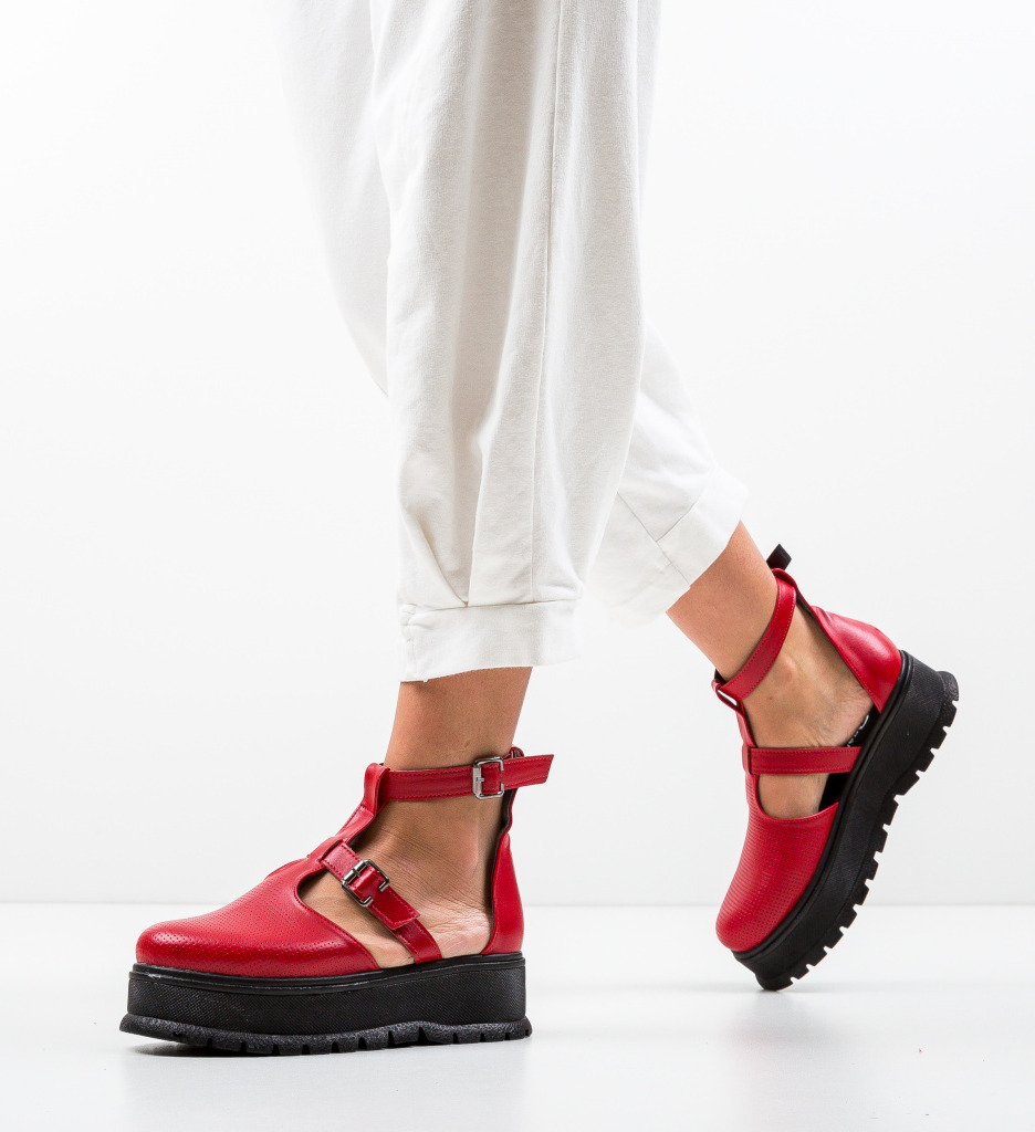 Pantofi Casual Clonata Rosii