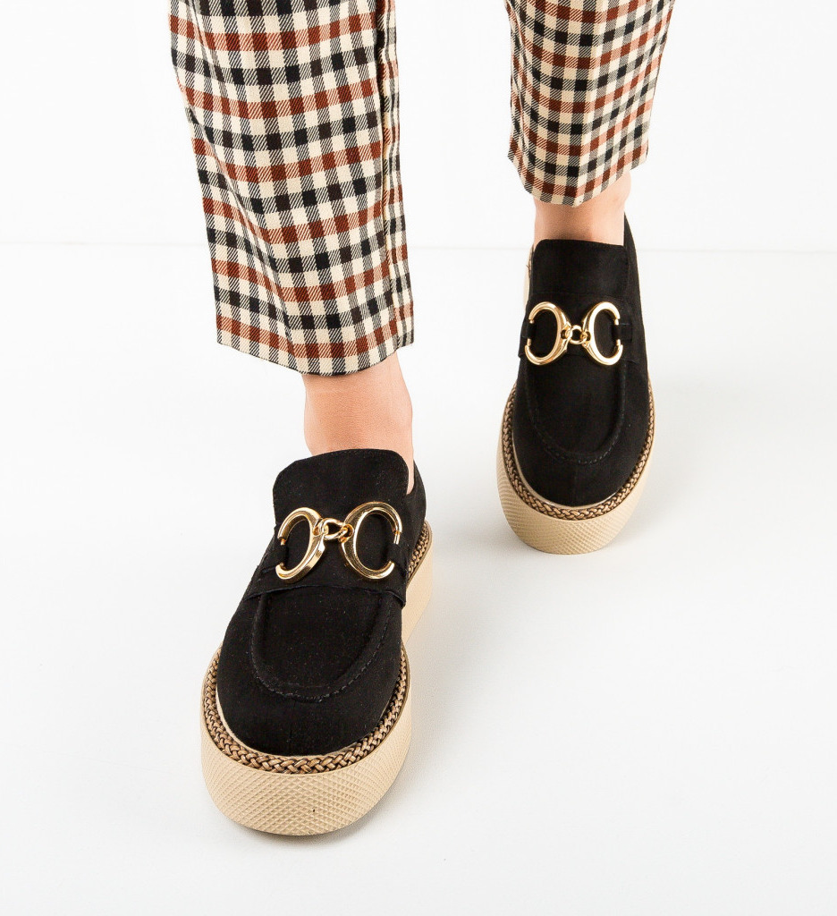 Pantofi casual dama alecsandri negri