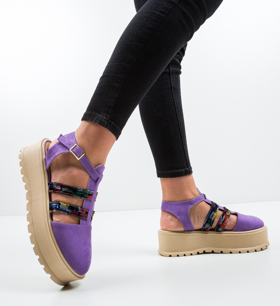 Pantofi Casual Daneza Mov