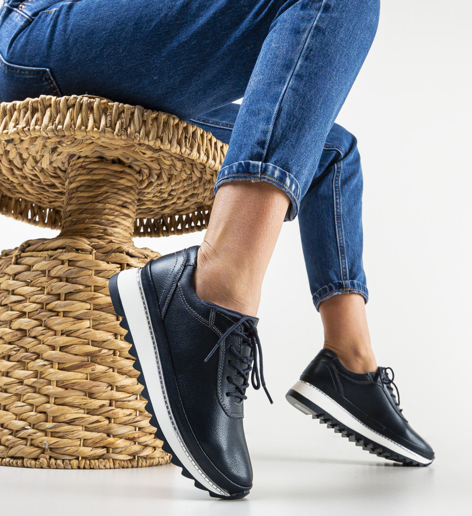 Pantofi casual margie bleumarin