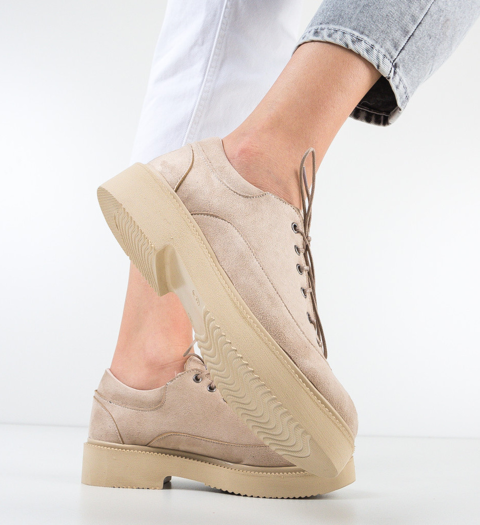 Pantofi Casual Neavio Bej