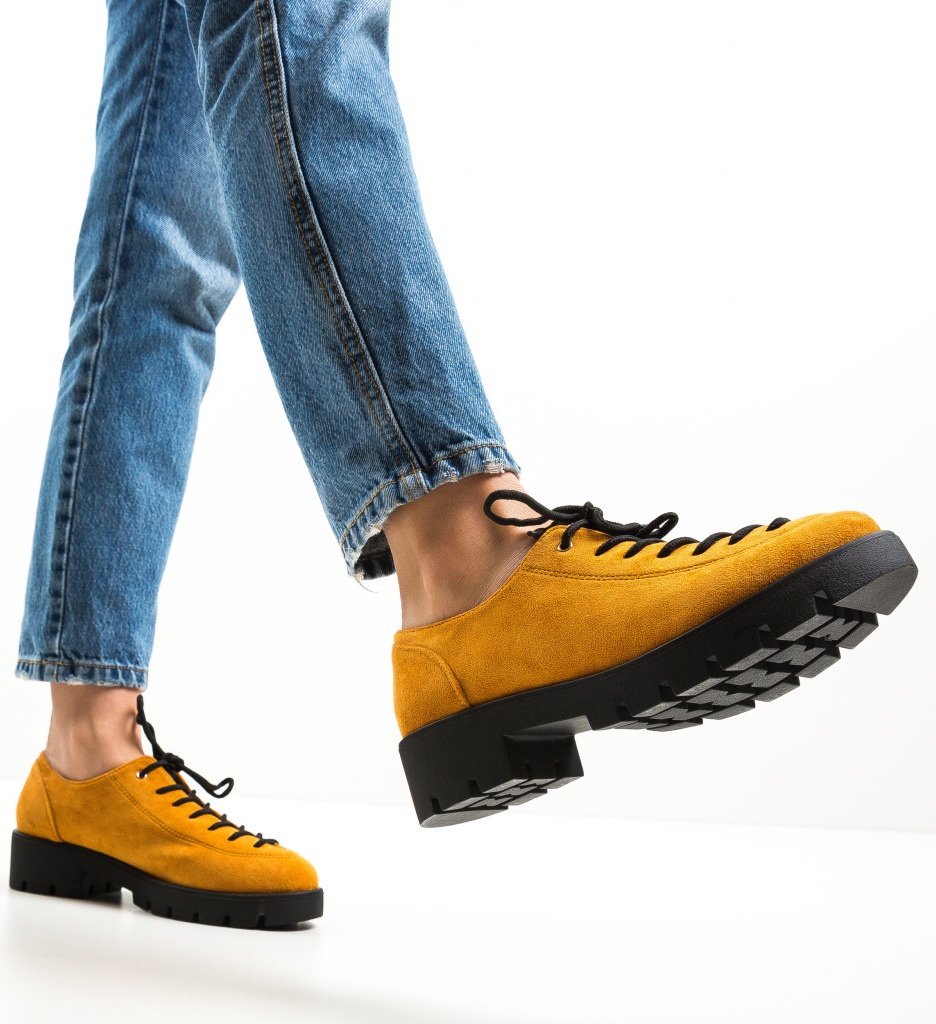 Pantofi Casual Rees Galbeni