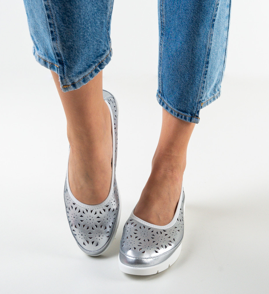 Pantofi Casual Renny Argintii