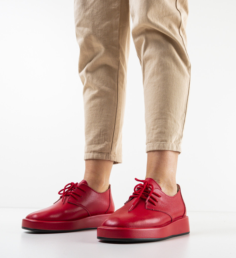 Pantofi casual sharples rosii