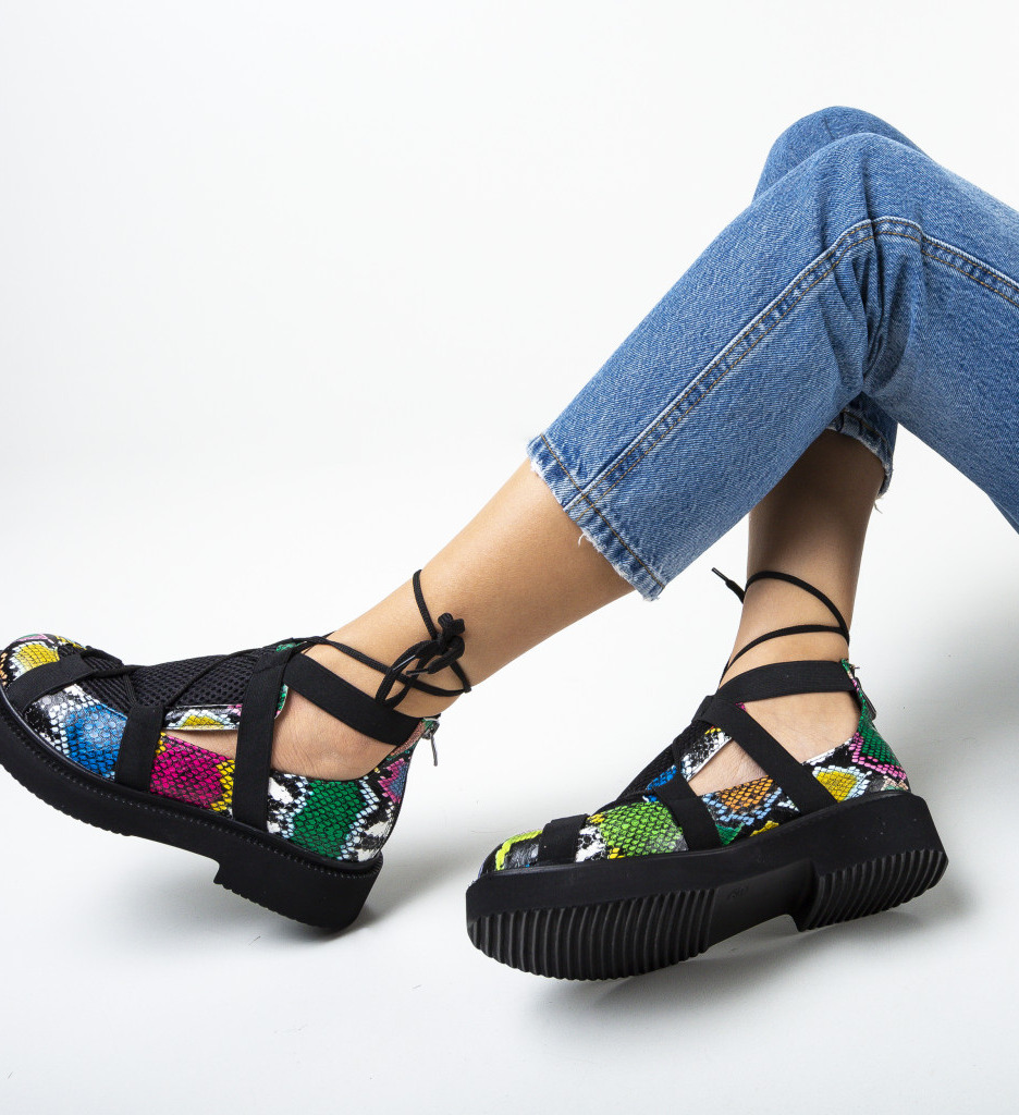 Pantofi casual venec negri