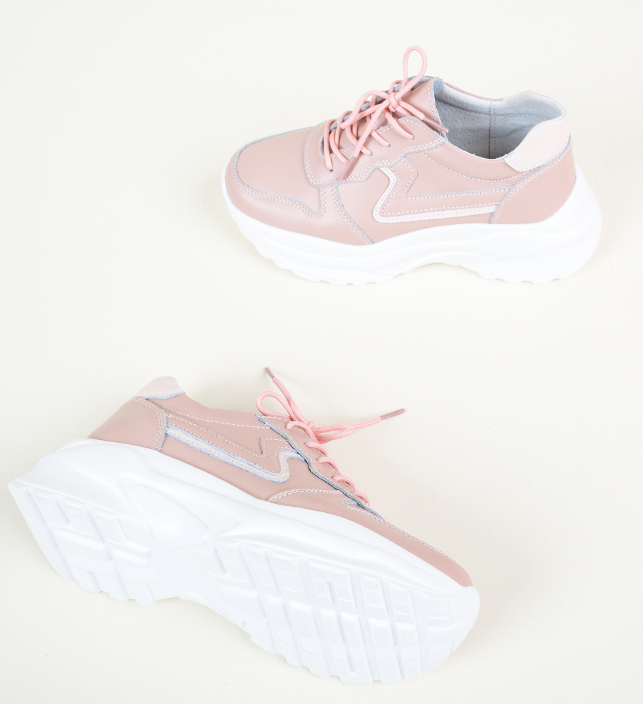 Poze Pantofi Casual Walsh Roz depurtat.ro 