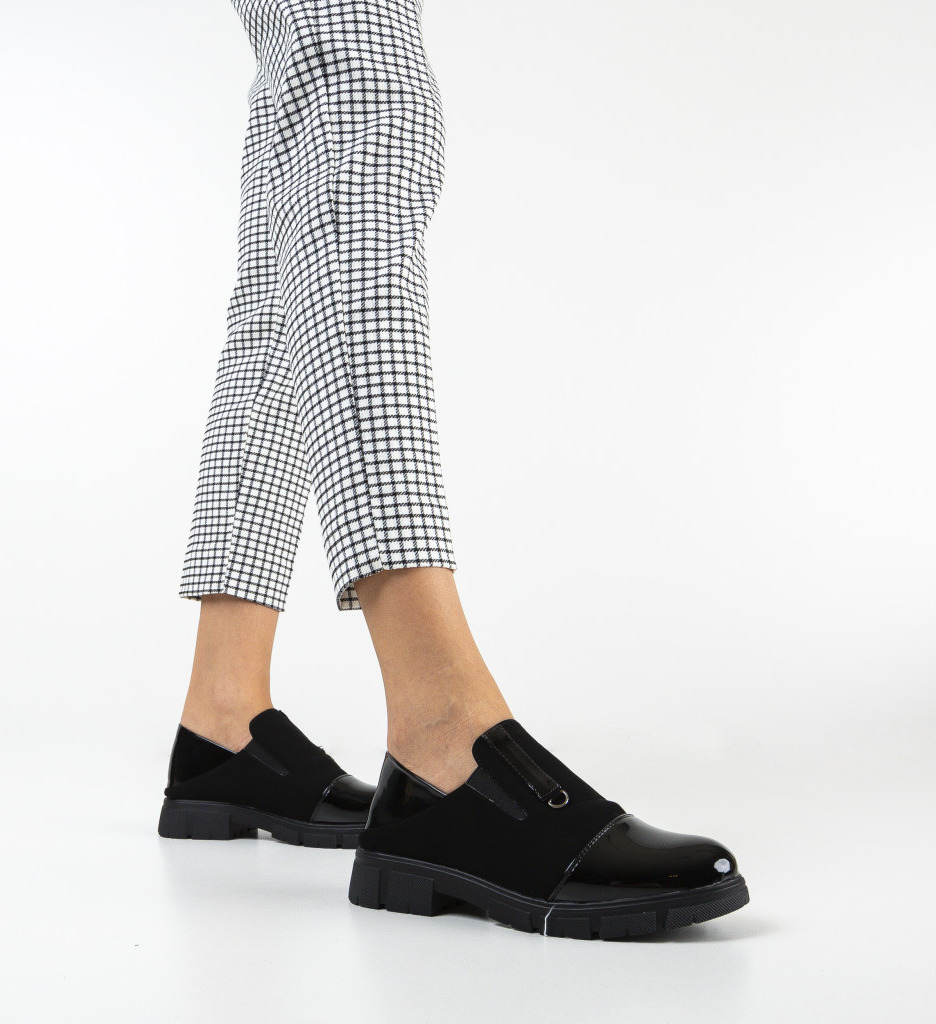 Pantofi casual wardle negri 2