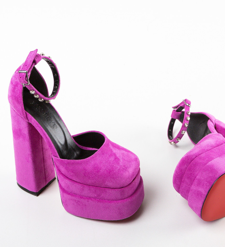 Pantofi dama vers fuchsia
