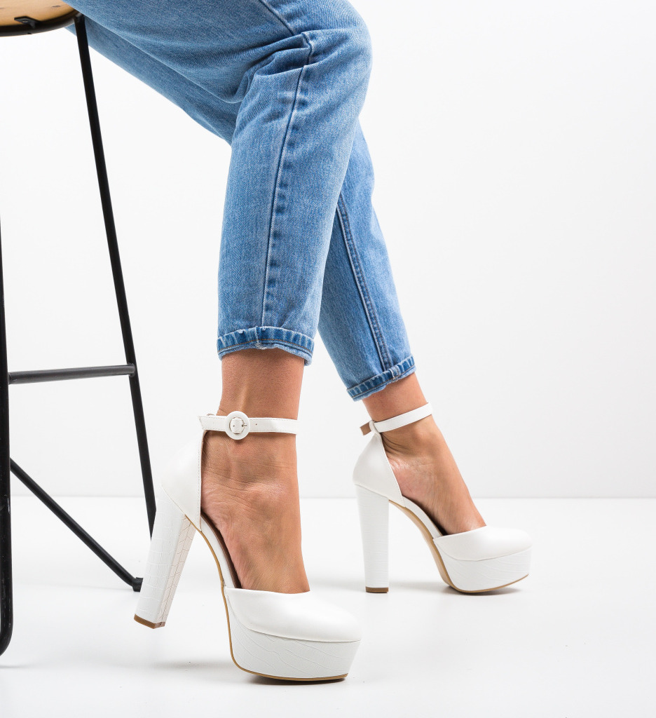 Pantofi Krista Albi
