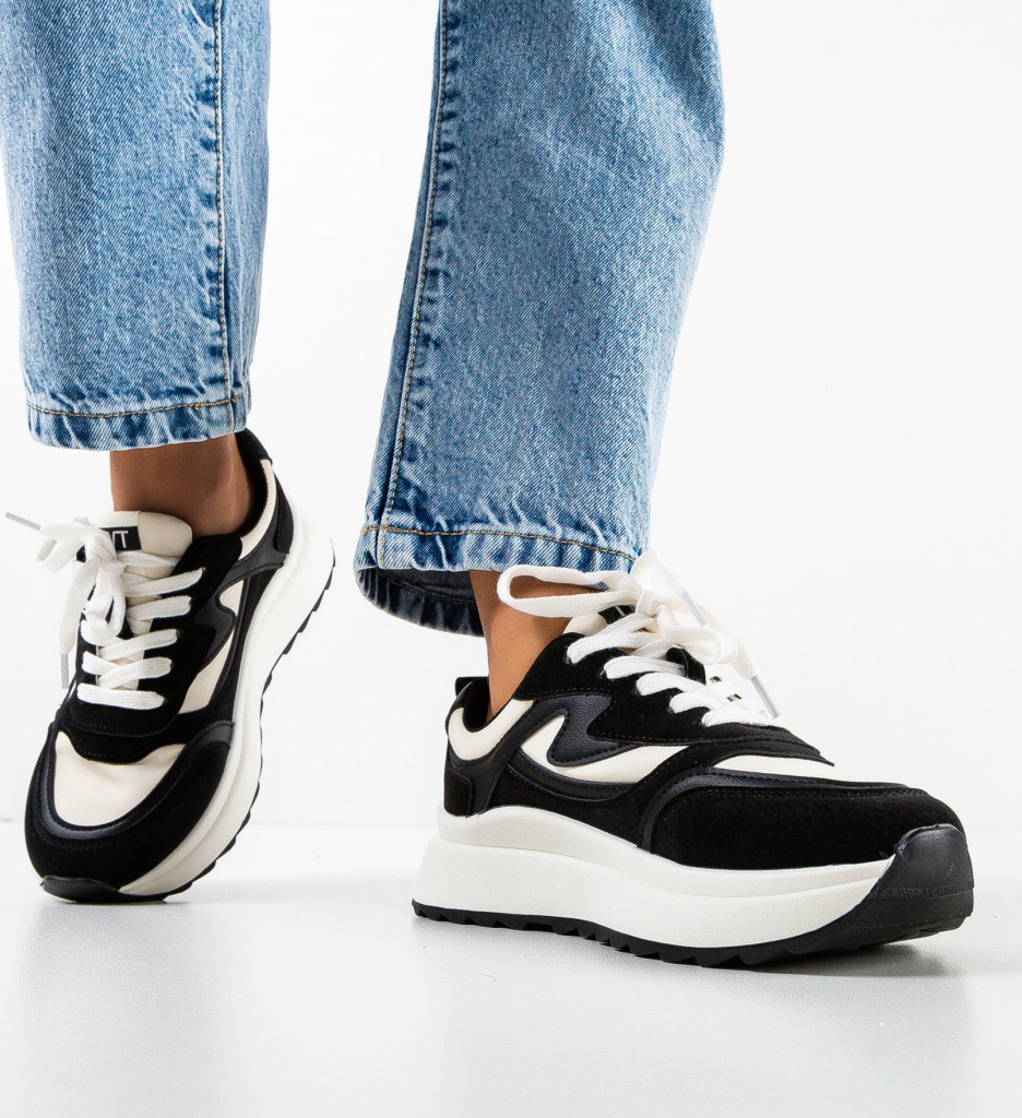 Pantofi sport mari negri