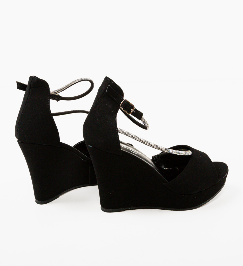 Poze Platforme dama Netet Negre DePurtat