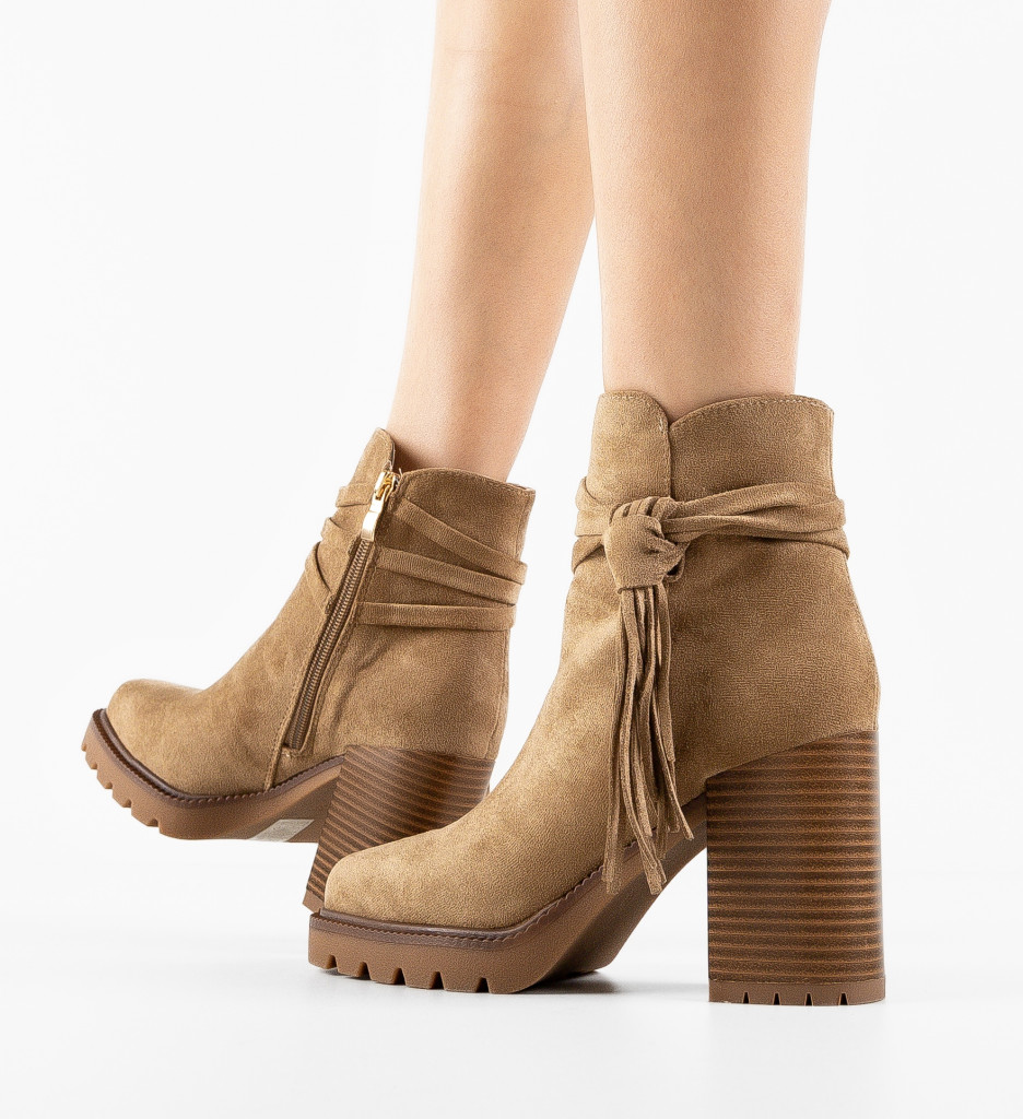 Poze Botine dama Graps Khaki DePurtat