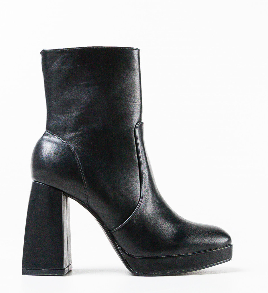 Poze Botine dama Owais Negre depurtat.ro 
