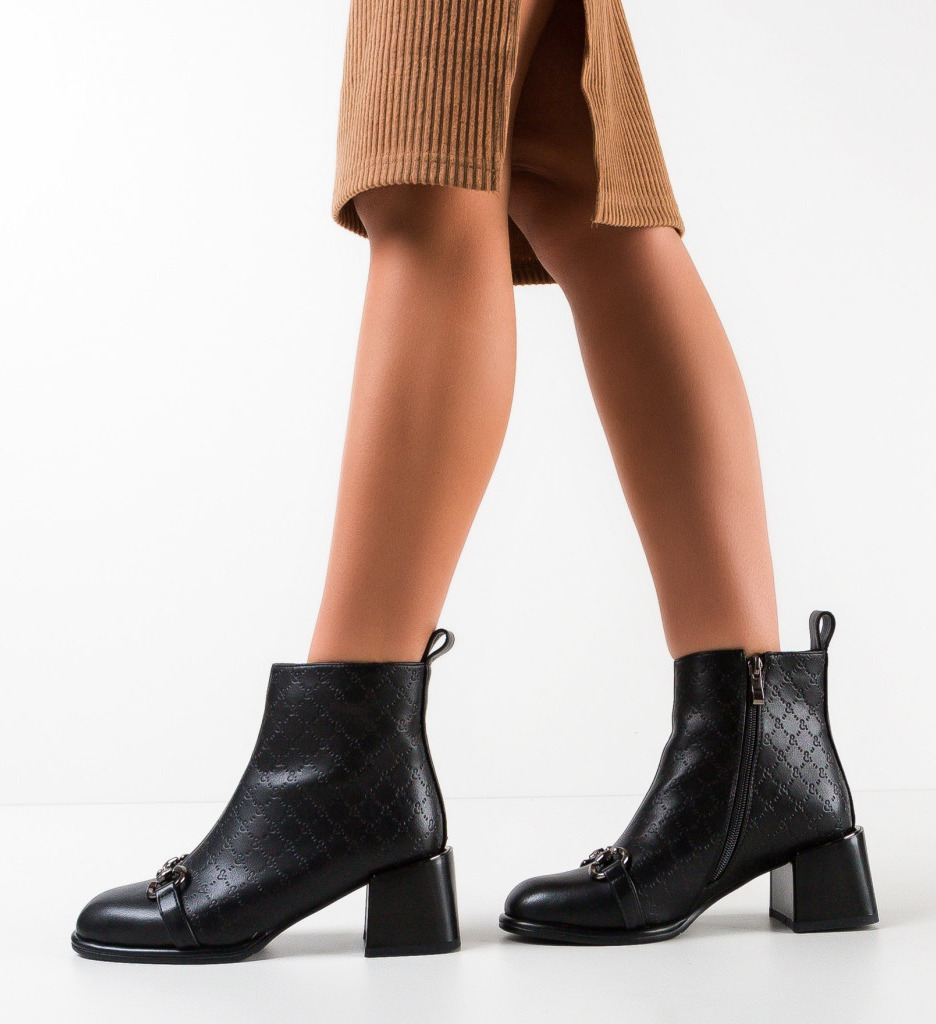 Botine dama santiago negre