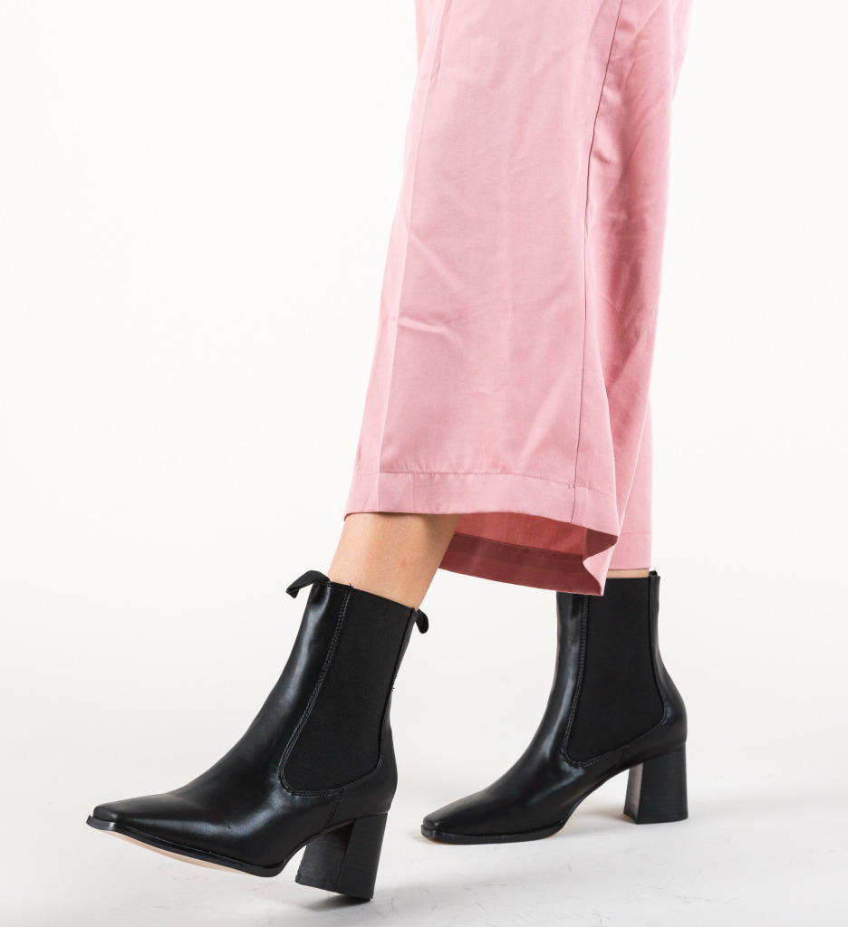 Poze Botine Peach Negre depurtat.ro 