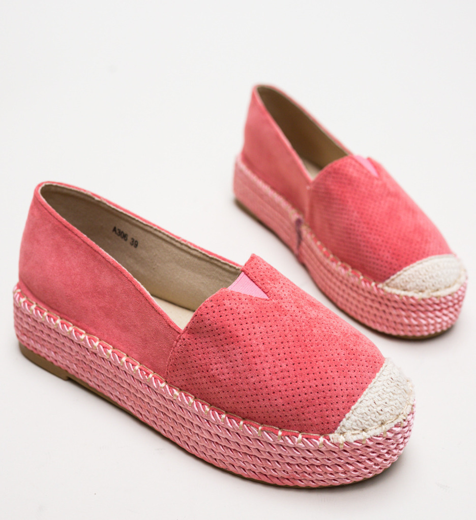 Poze Espadrile Hexagon Roz depurtat.ro 