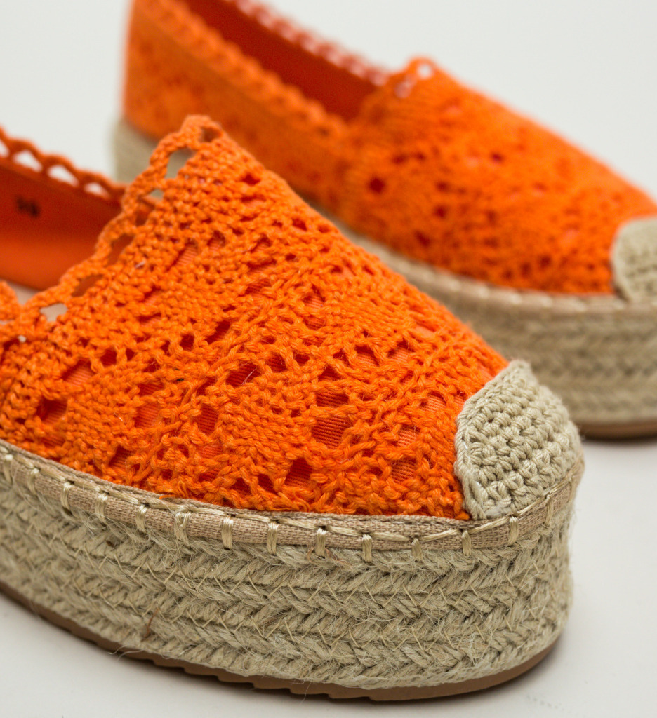 Poze Espadrile Weber Portocalii depurtat.ro 