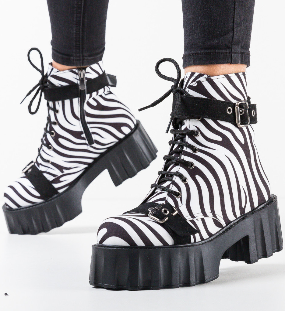 Ghete dama vance zebra