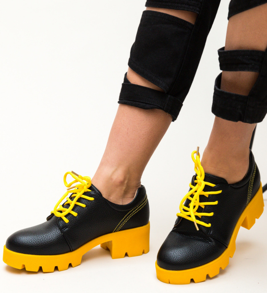 Pantofi Casual Ceho Galbeni