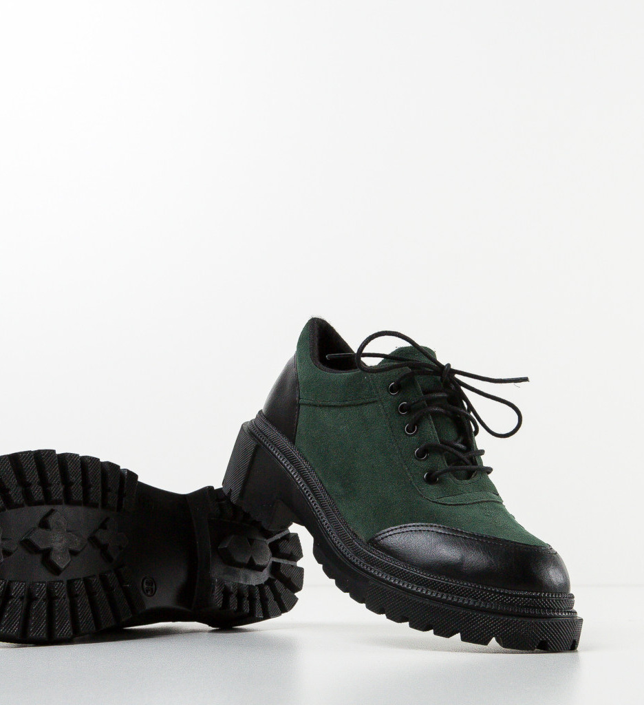 Pantofi casual dama hascege verzi