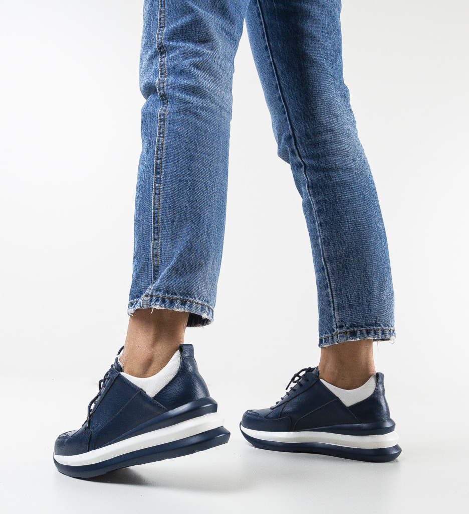 Pantofi casual kelan bleumarin