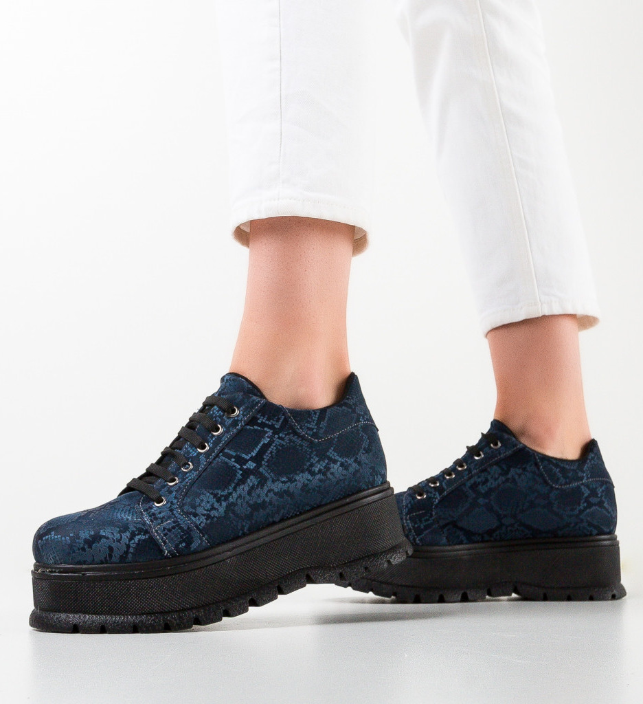 Pantofi casual kislev bleumarin