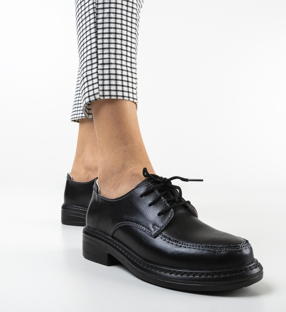 Pantofi casual mullins negri