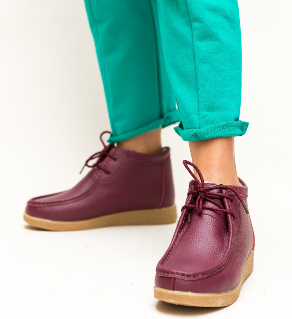 Poze Pantofi Casual Munela Grena depurtat.ro 