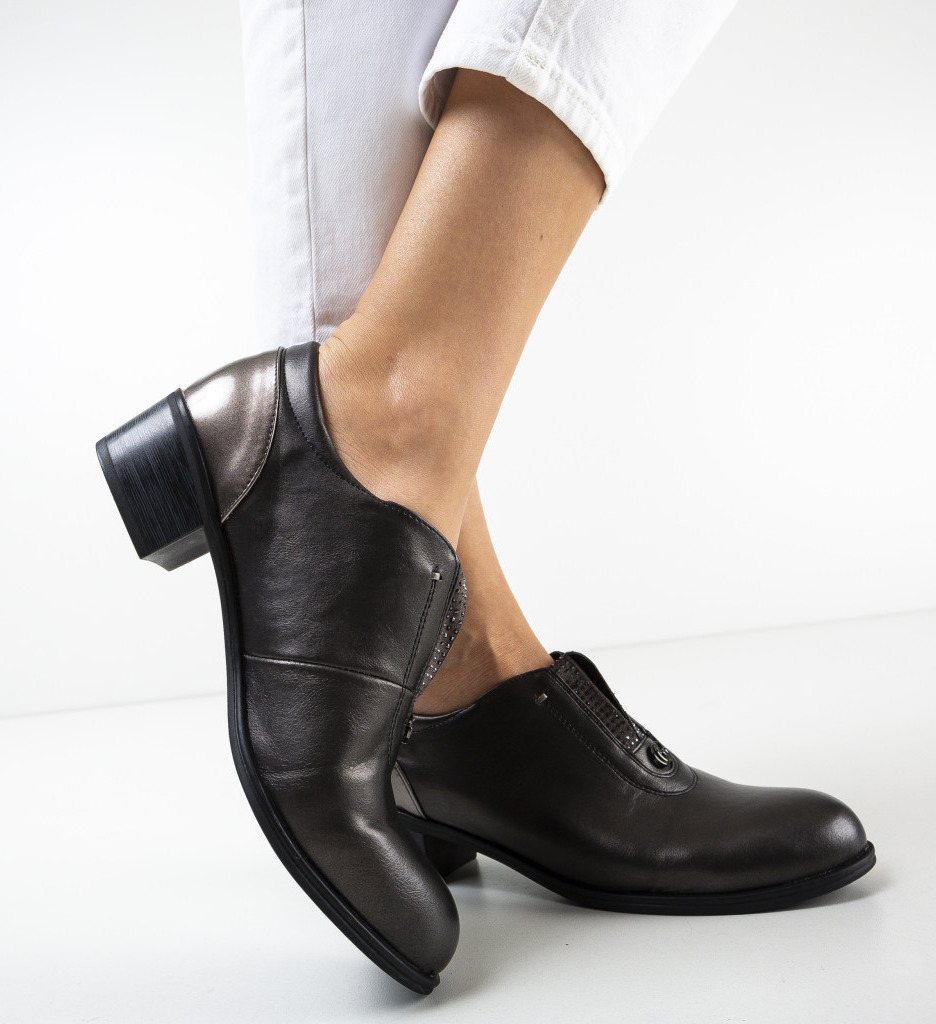 Pantofi casual nane gri