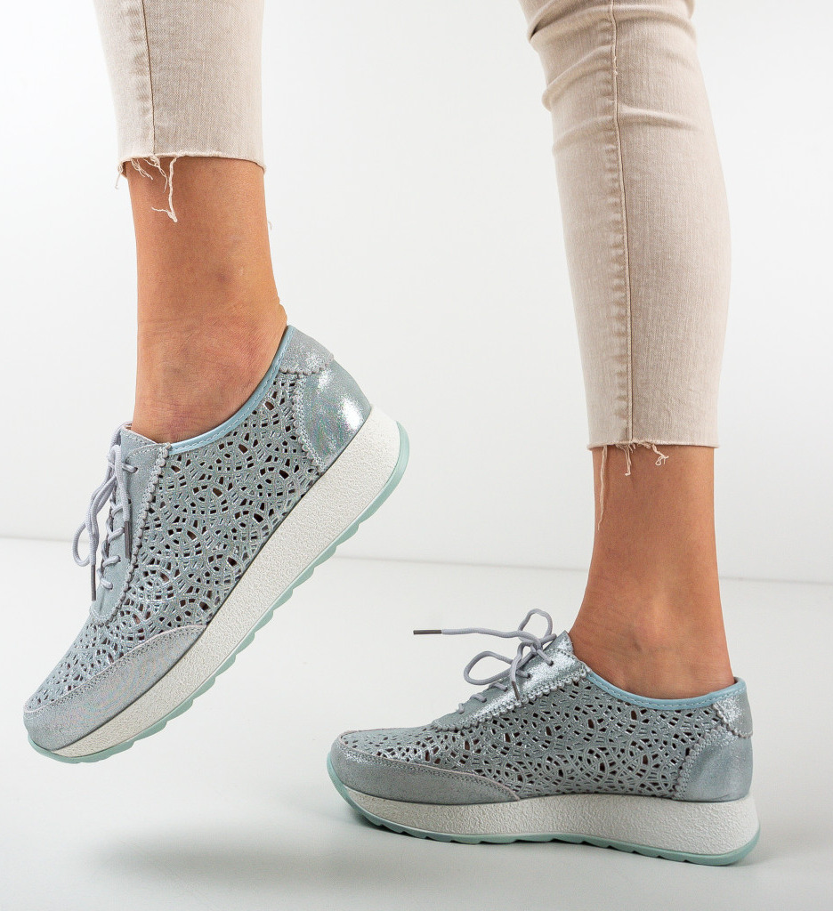 Pantofi Casual Pova Albastri