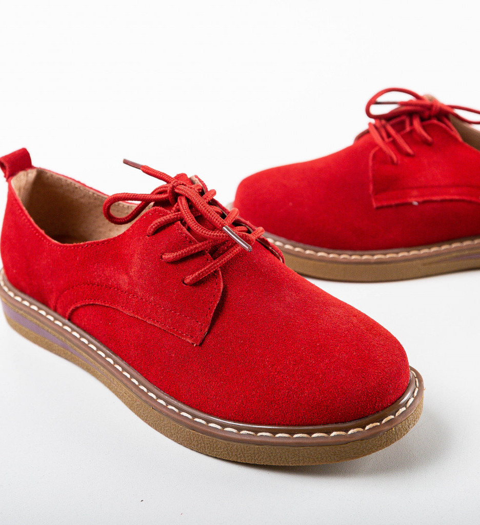 Poze Pantofi Casual Romena Rosii depurtat.ro 