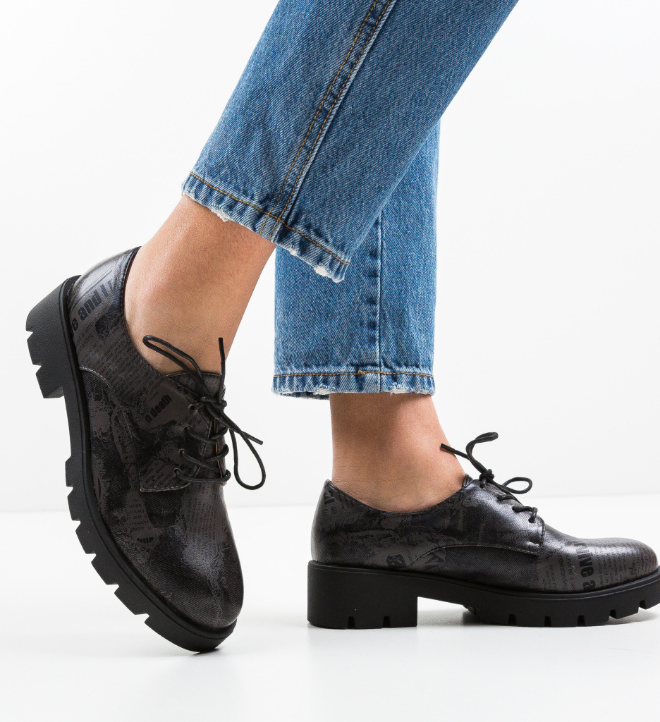 Pantofi casual survive negri