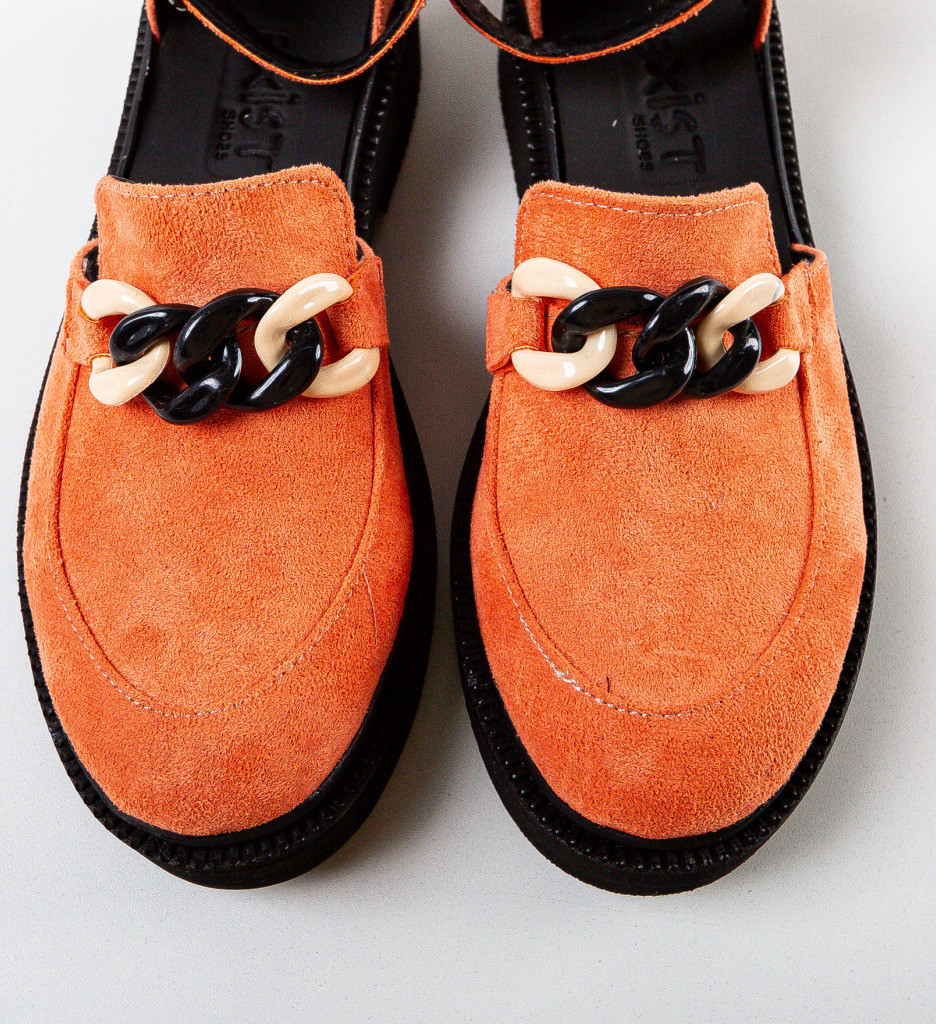 Pantofi casual tyner portocalii