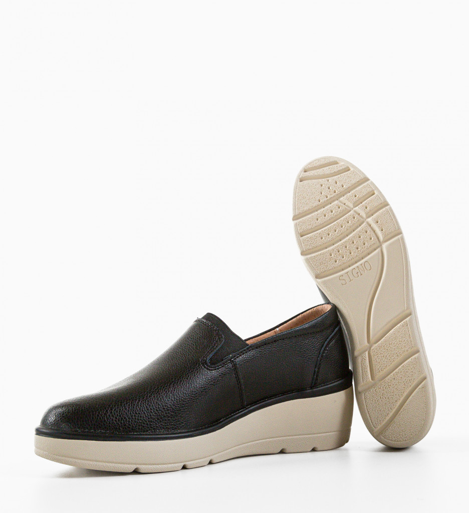 Poze Pantofi Casual Yanam Negri DePurtat