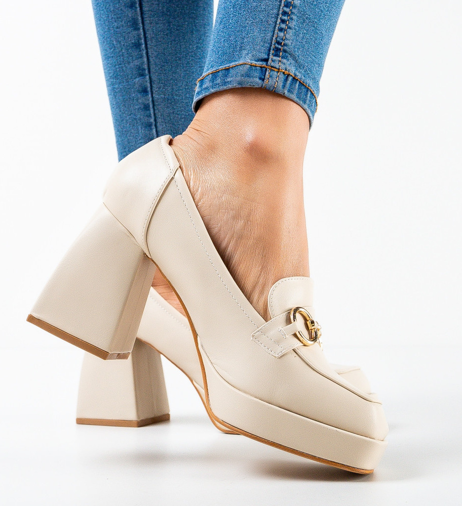 Pantofi dama eden bej
